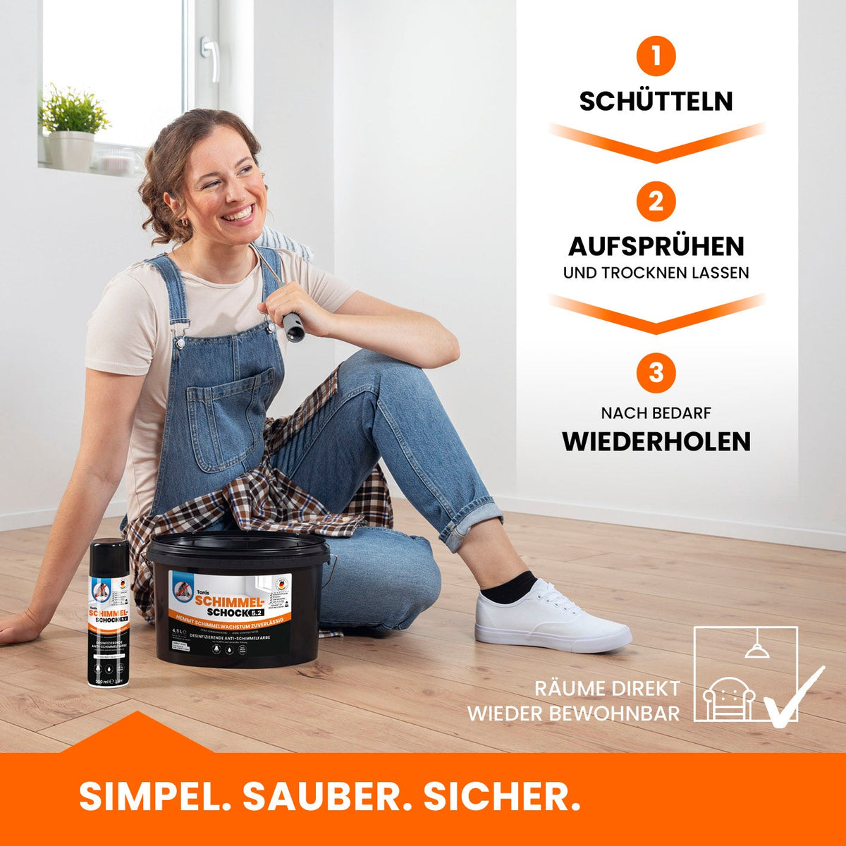 Tonis Schimmelschock – Produkte und Arbeitsschritte bei der Anwendung